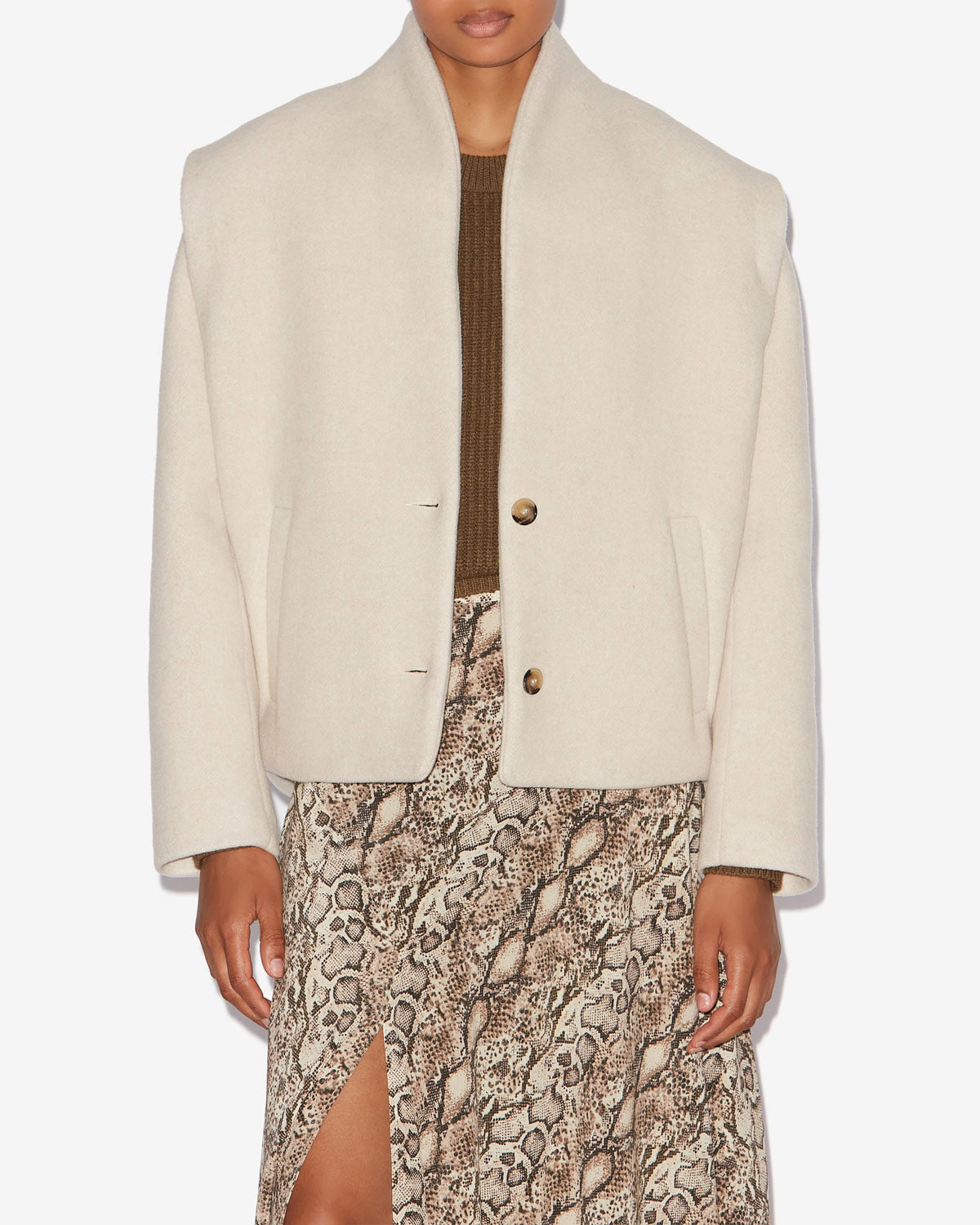 Drogo jacket Woman Ecru 5
