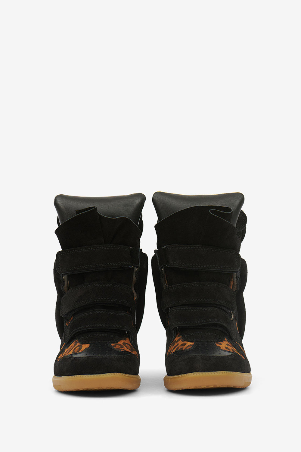 Bekett leather wedge sneakers - Leopard - Woman - 4