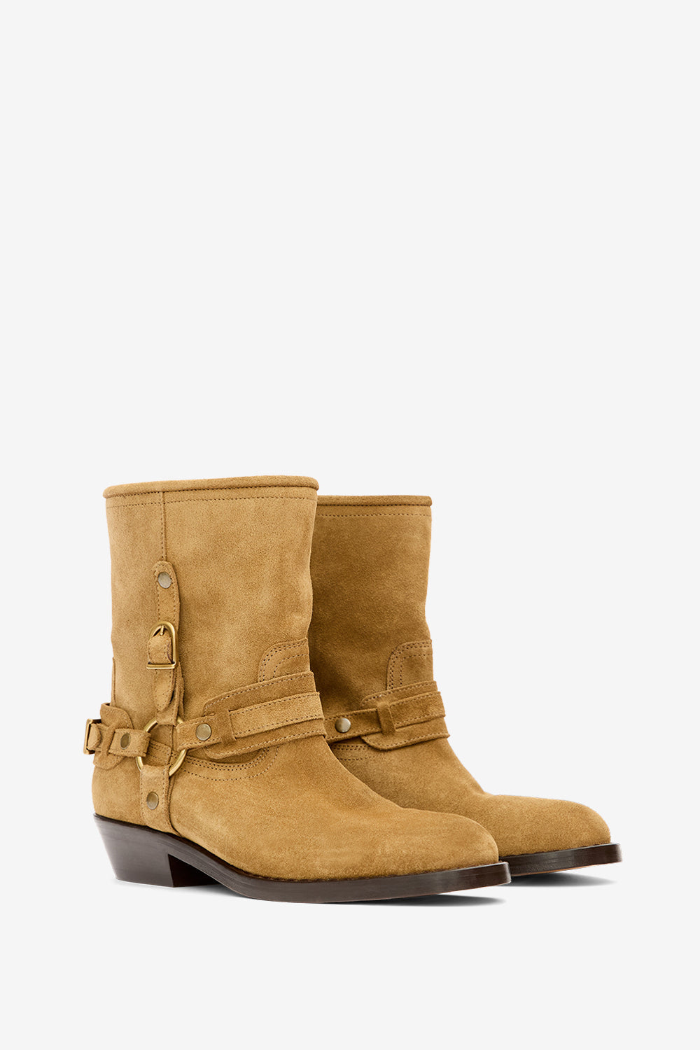 Ildred カーフスエードレザー製 ブーツ - Taupe - Woman - 3