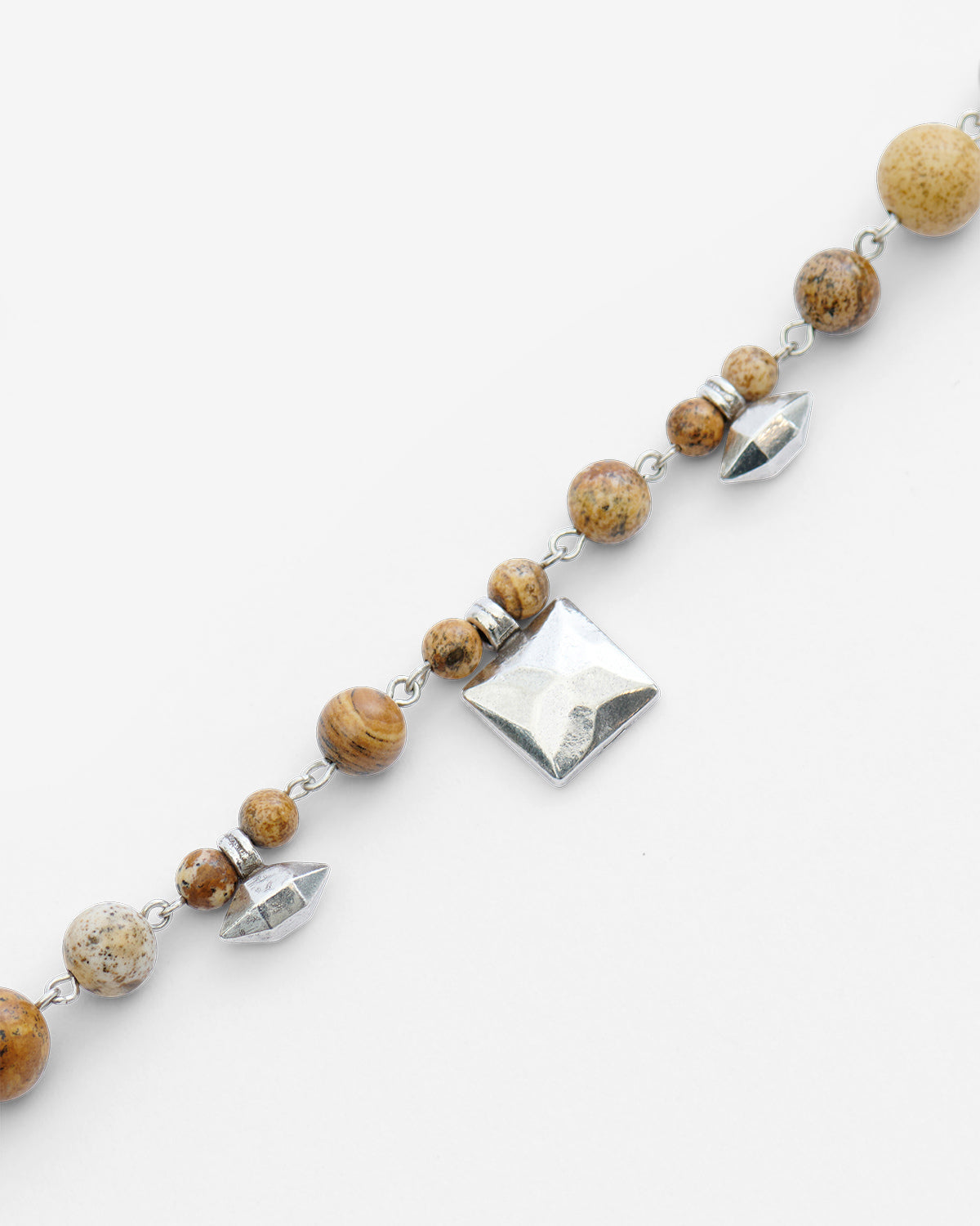 Armband jack Man Natural and silver 1