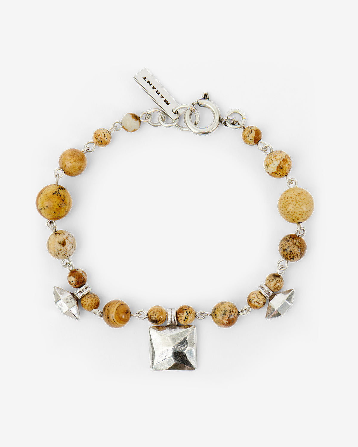 Armband jack Man Natural and silver 2