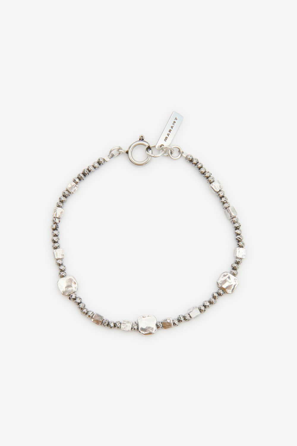 Pulsera de cuentas gary - Plata - Man - 1