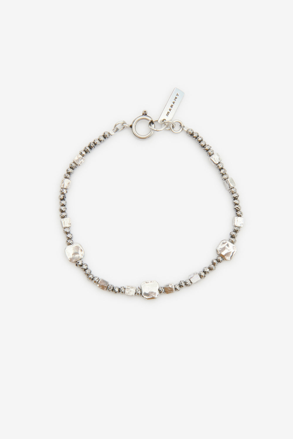 Gary beaded bracelet - Silver - Man - 1