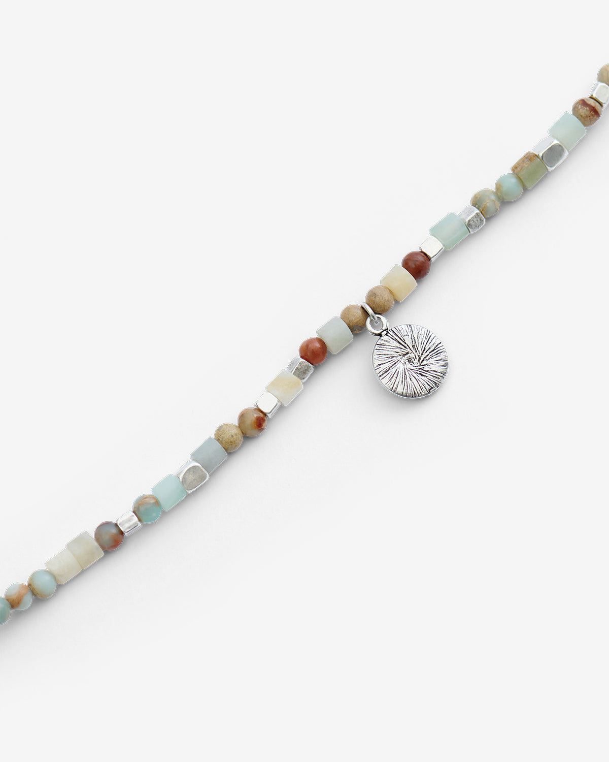 Pulsera pierce Man Pastel green-silver 2