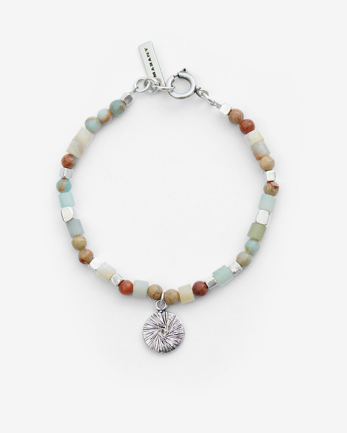 Pulsera pierce Man Pastel green-silver 1