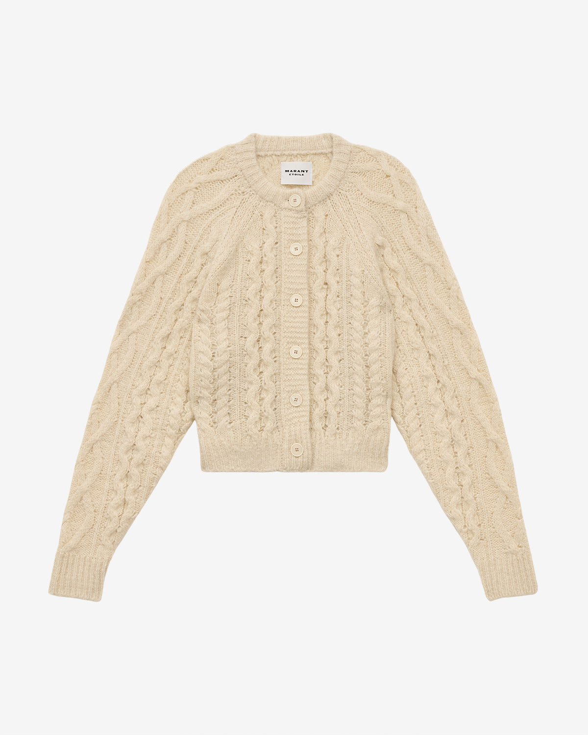 Strickjacke yara Woman Naturfarben 1