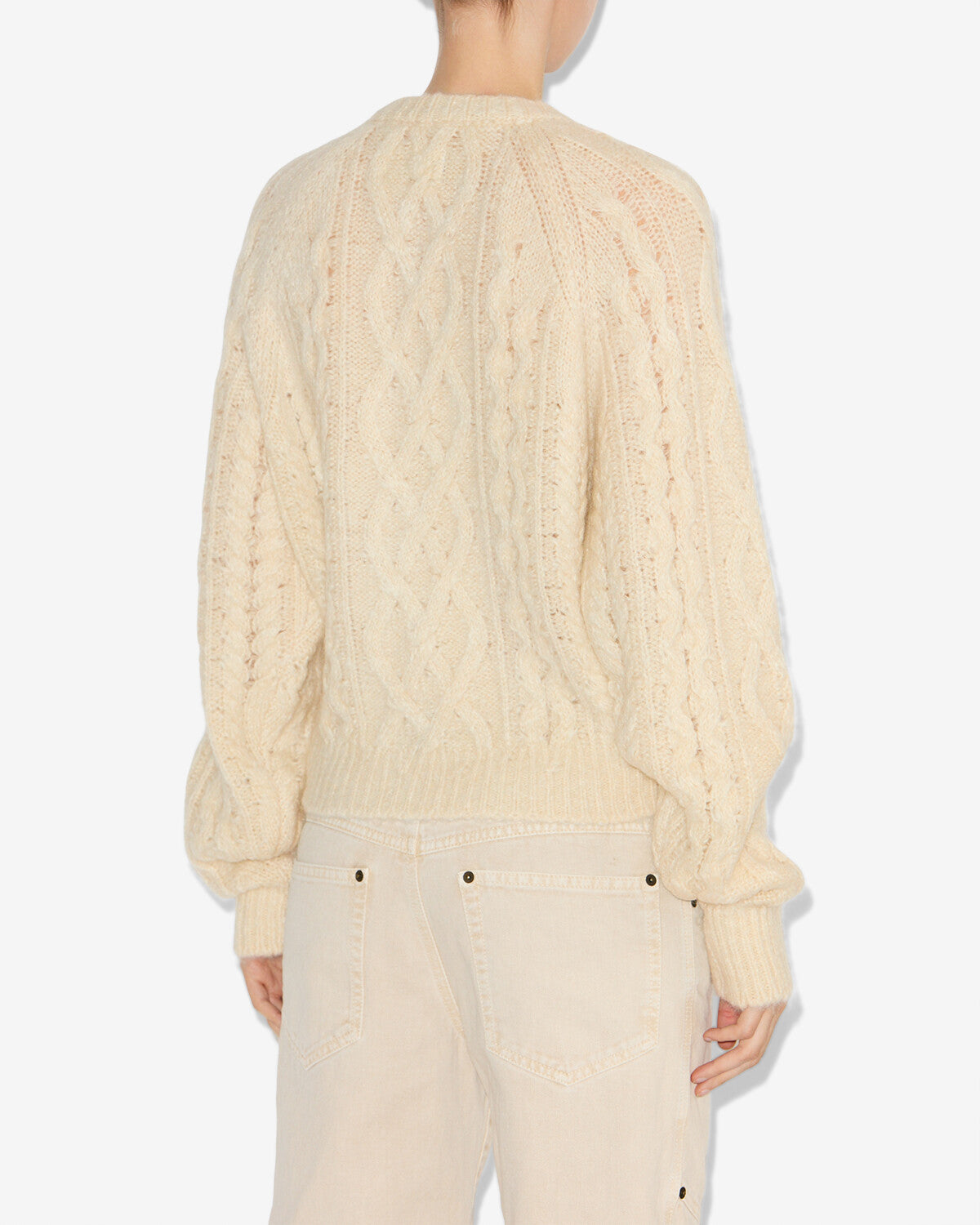Strickjacke yara Woman Naturfarben 3