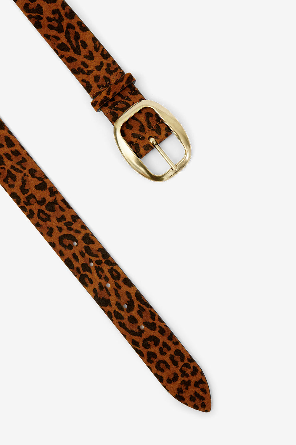 Gürtel darah aus kalbsveloursleder - Leopard - Man - 3