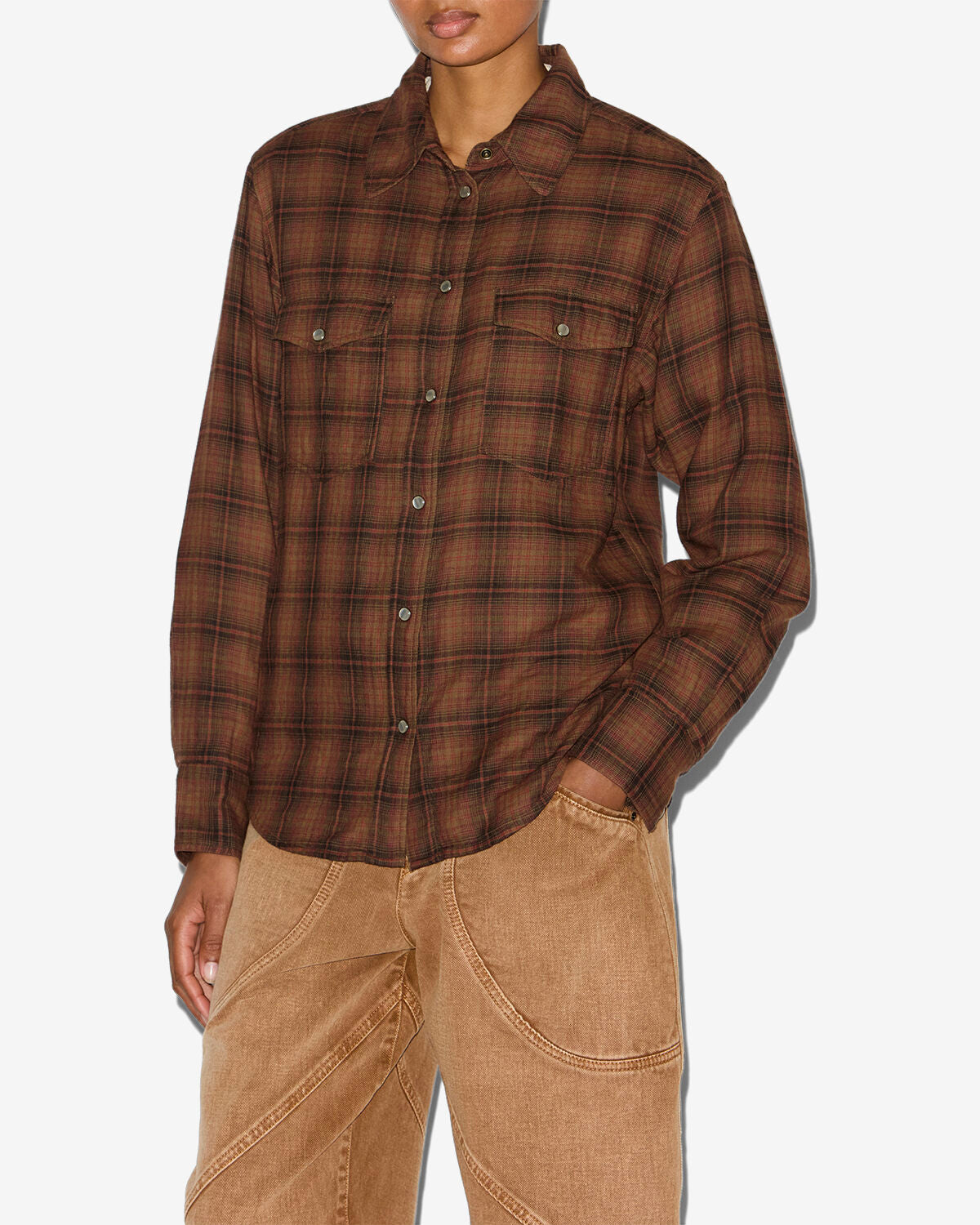 Camicia yalisa Woman Dark bronze 5