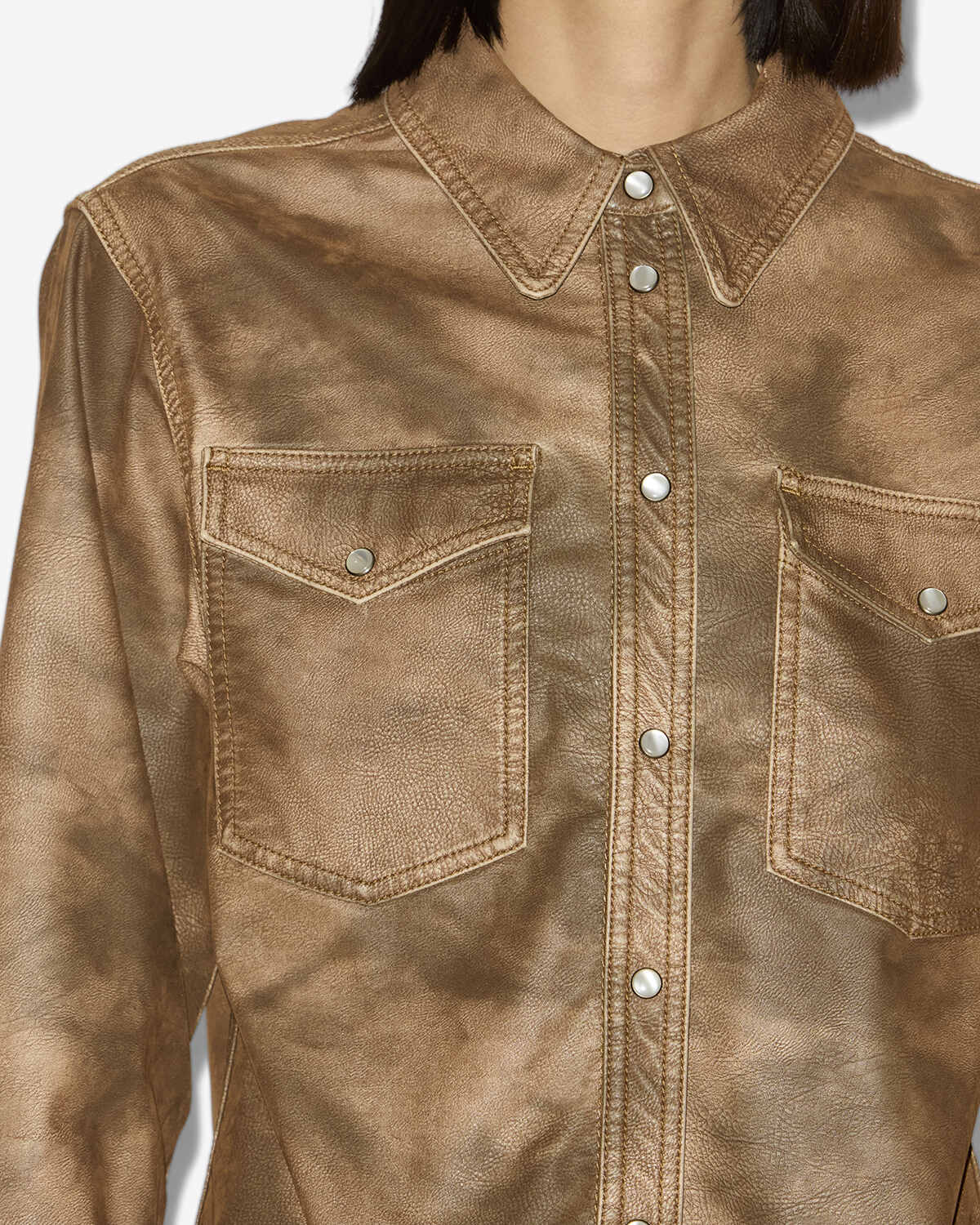 Karima shirt Woman Tabacco 2