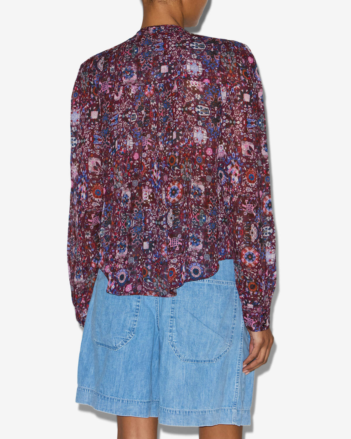 Bluse noeline Woman Plum 3