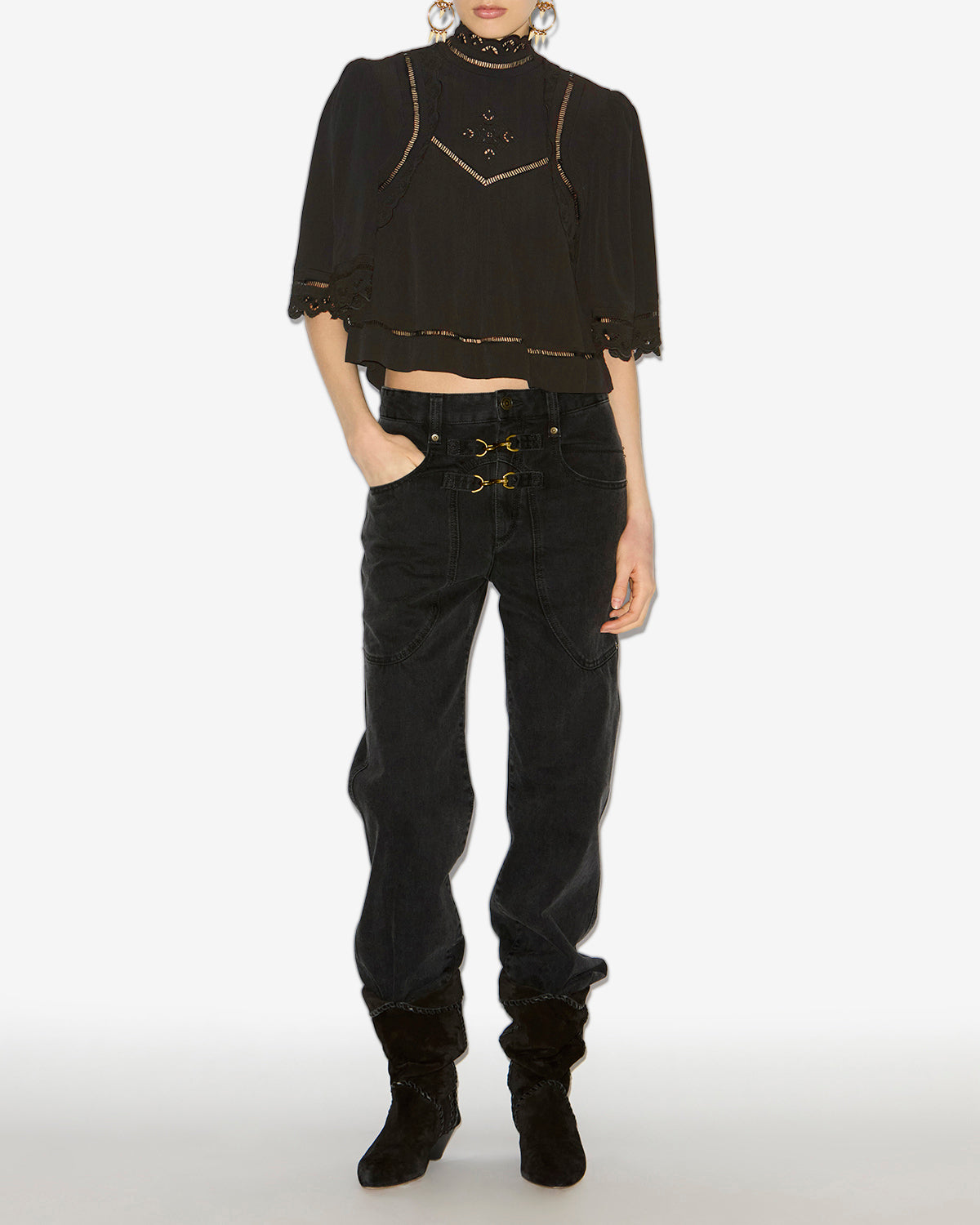 Top frany Woman Nero 4