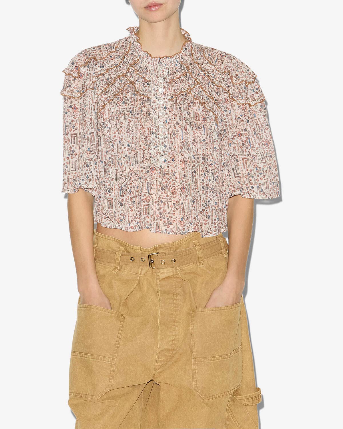 Carmen top Woman Ecru 2