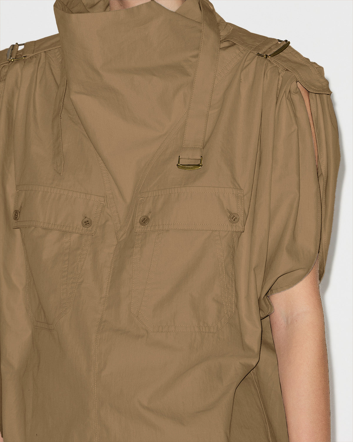 Nemia トップス Woman カーキ 1