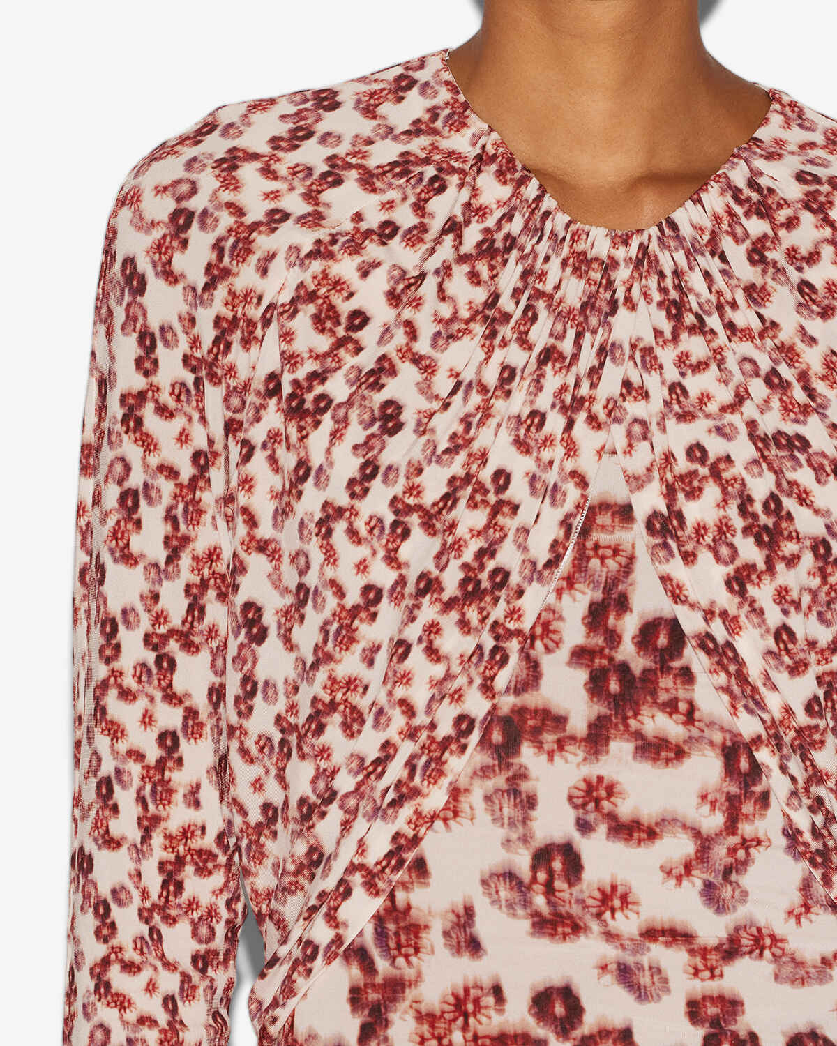 Top gaetane Woman Rouge grenat 2