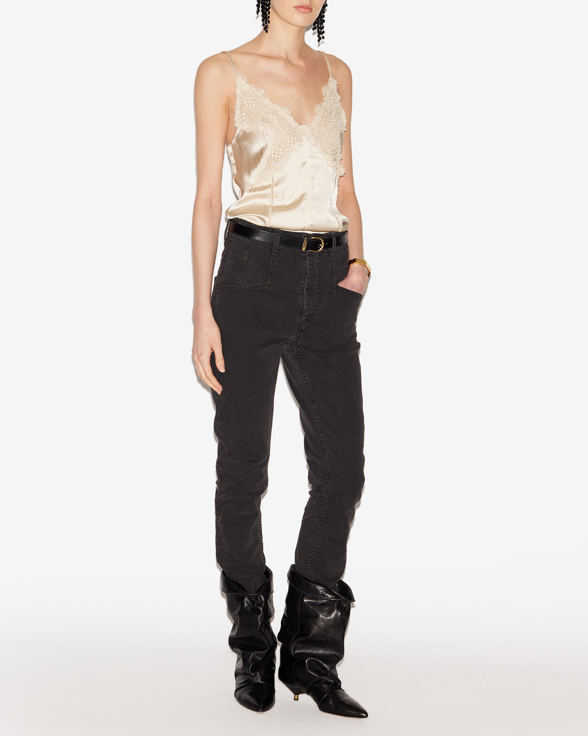 Diandra top Woman Champagne 3