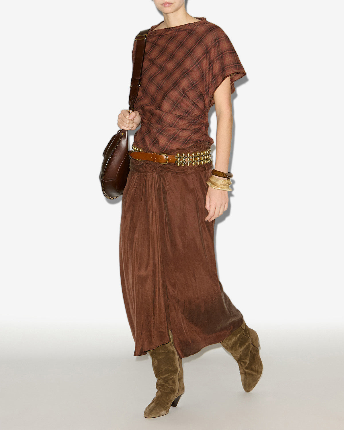 Zoan skirt Woman Tabacco 4