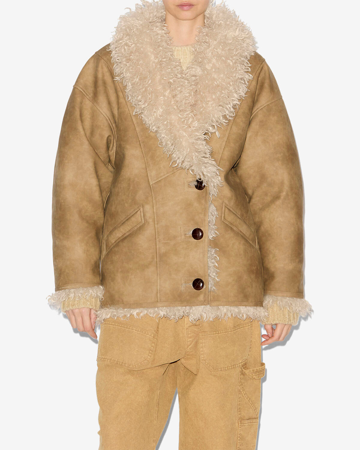 Cappotto clea Woman Taupe 5