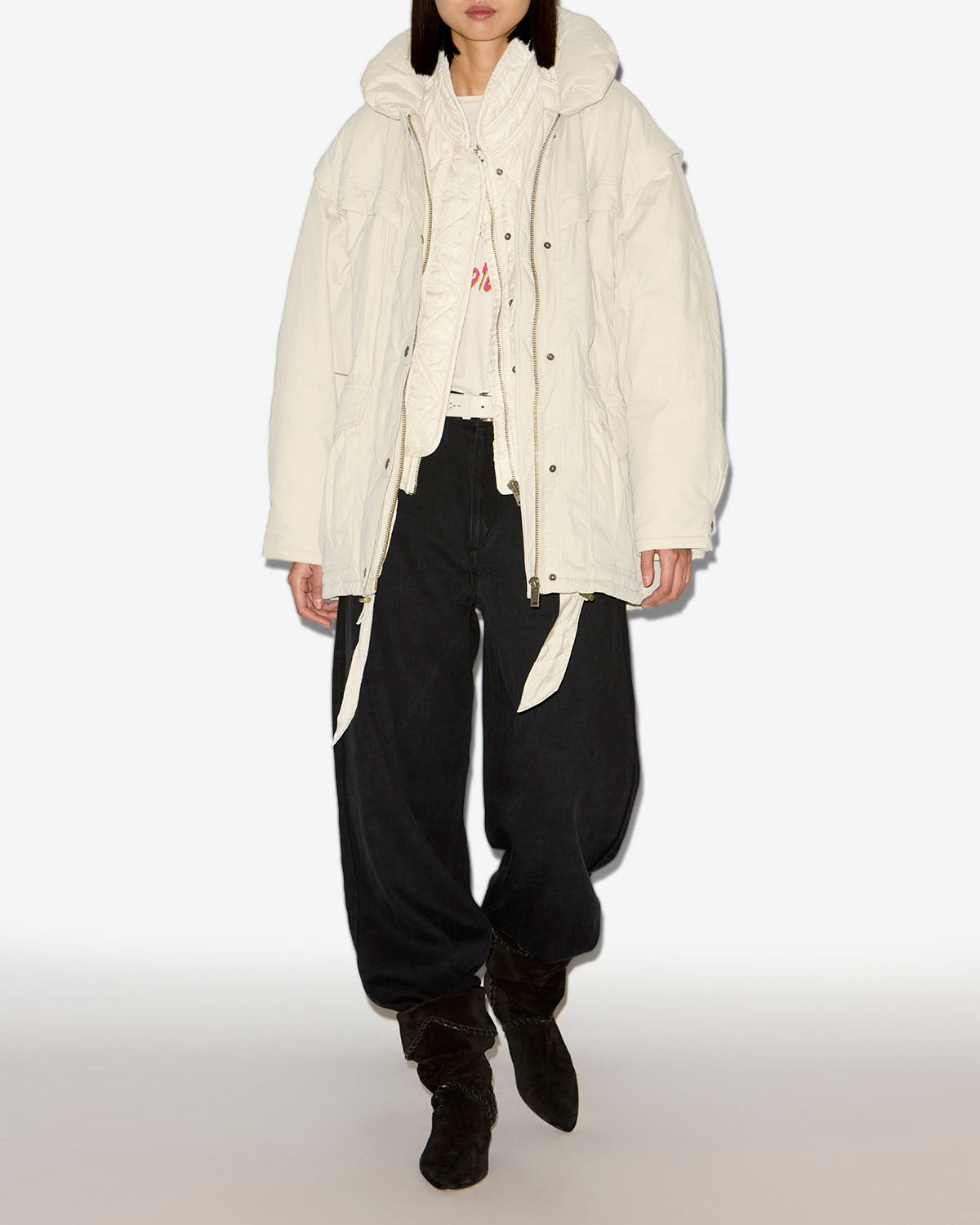 Abrigo damone Woman Crudo 4