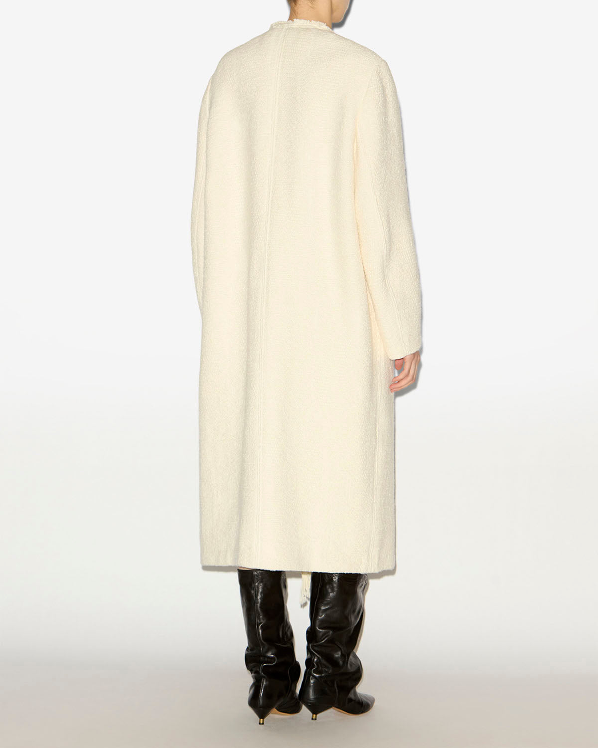 Manteau gameia Woman Écru 3