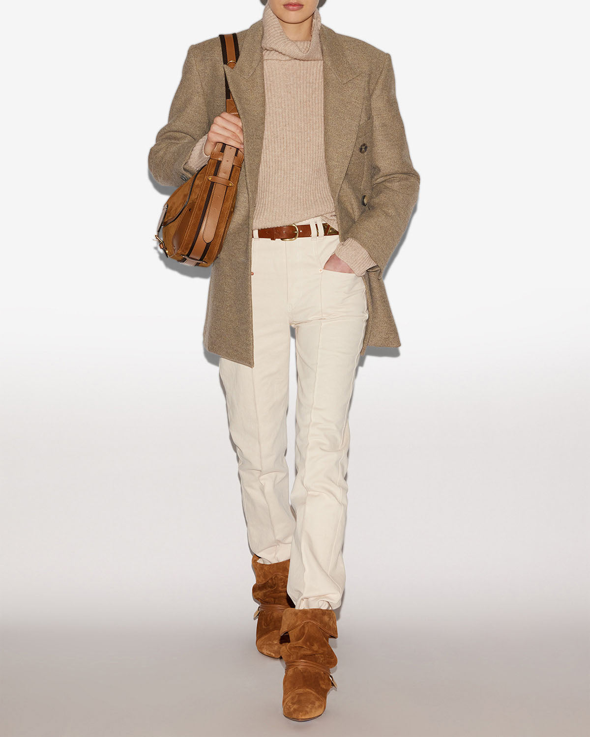 Cappotto isidora Woman Light khaki 4
