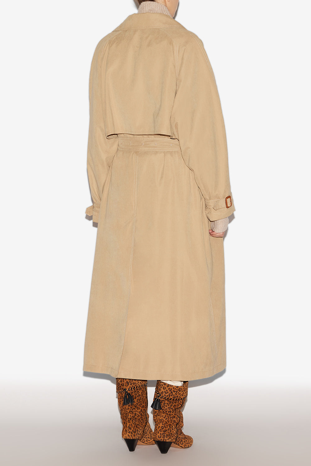 Elea flowing trench coat - Beige - Woman - 4
