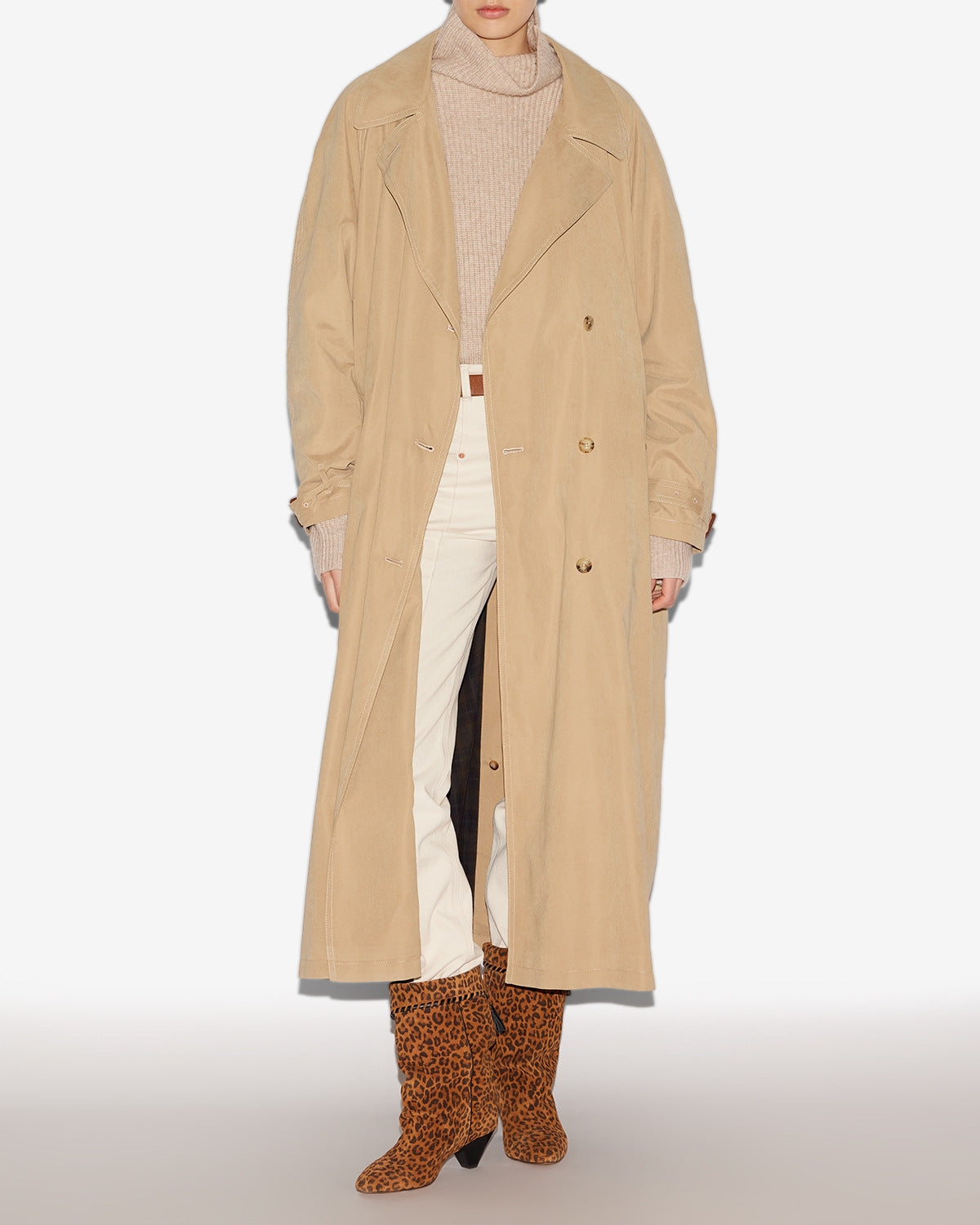 Mantel elea Woman Beige 4