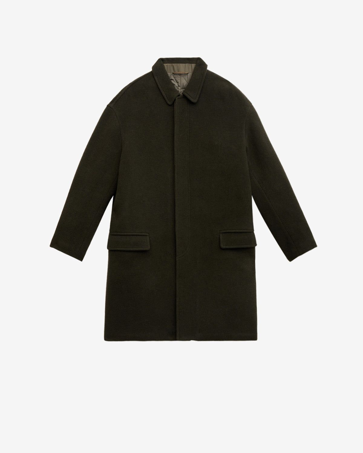 Manteau kirk Man Foncé kaki 1