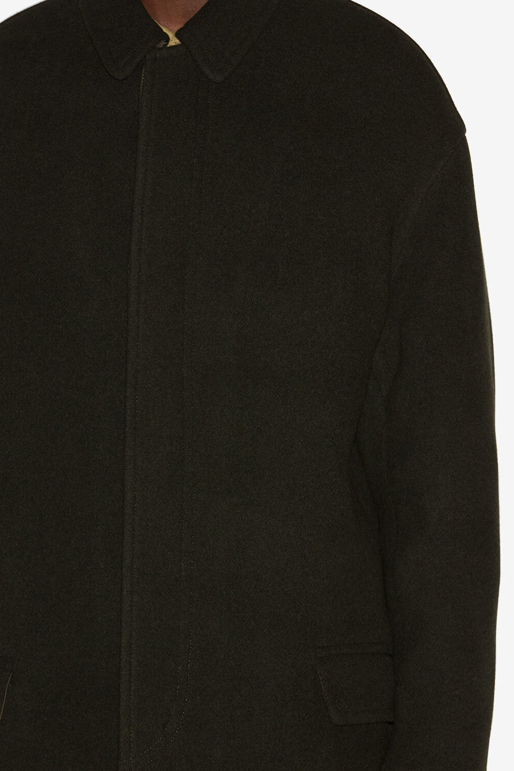 Kirk ウール混紡製 ロングコート - Dark khaki - Man - 3