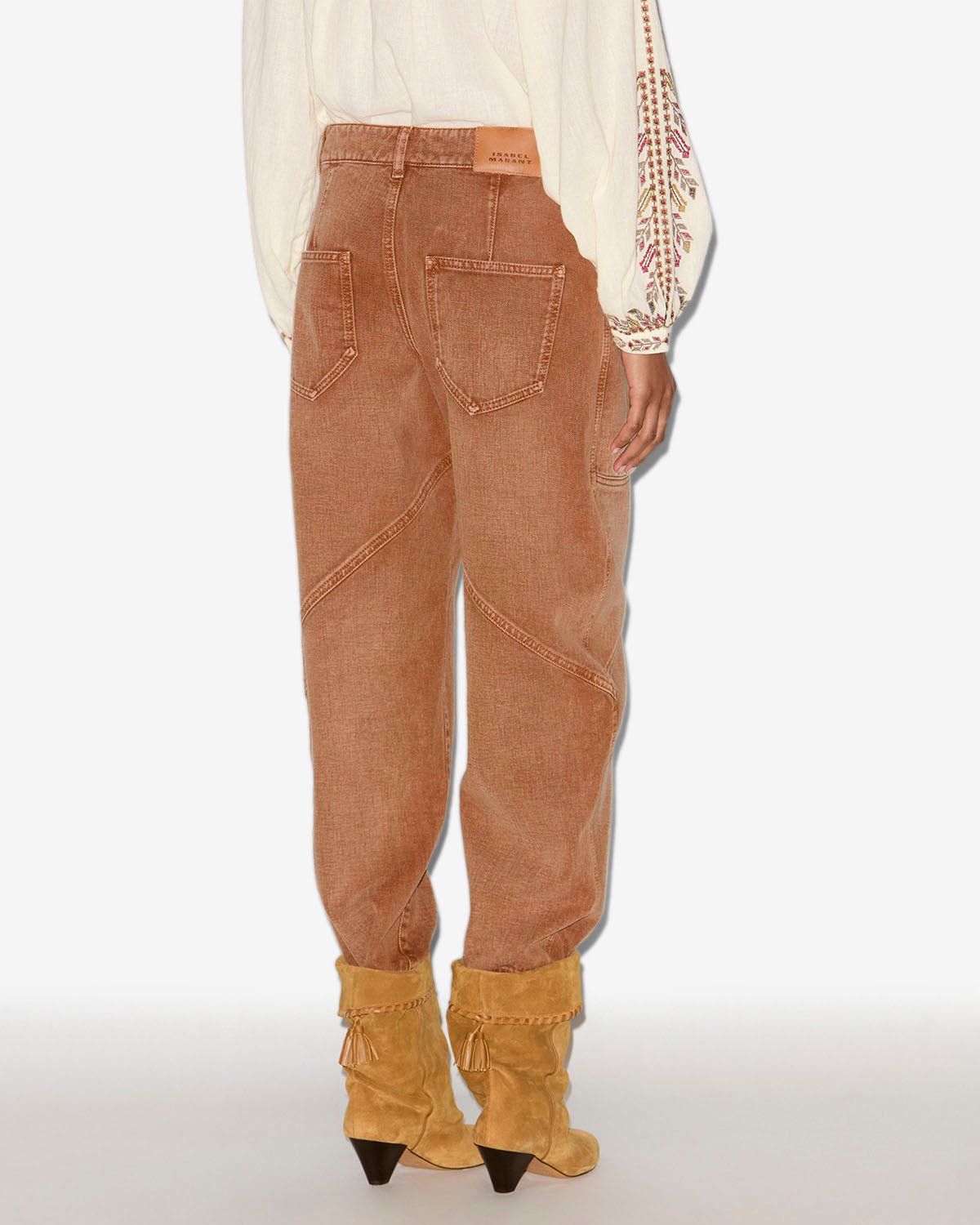 Catarina パンツ Woman Ochre 3