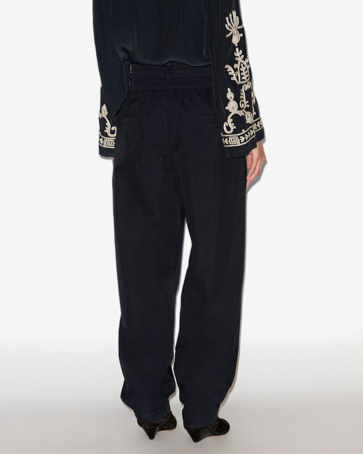 Pantalon celia Woman Noir délavé 3
