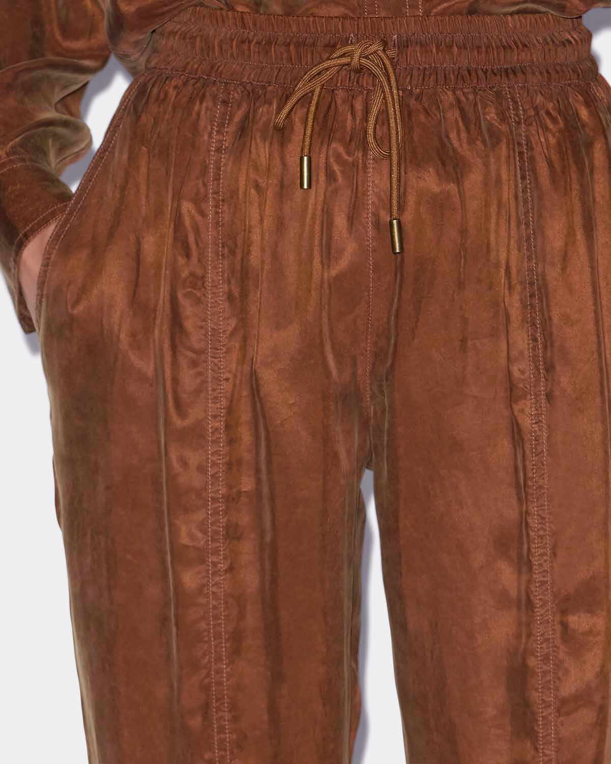 Pantaloni zaylee Woman Tabacco 2