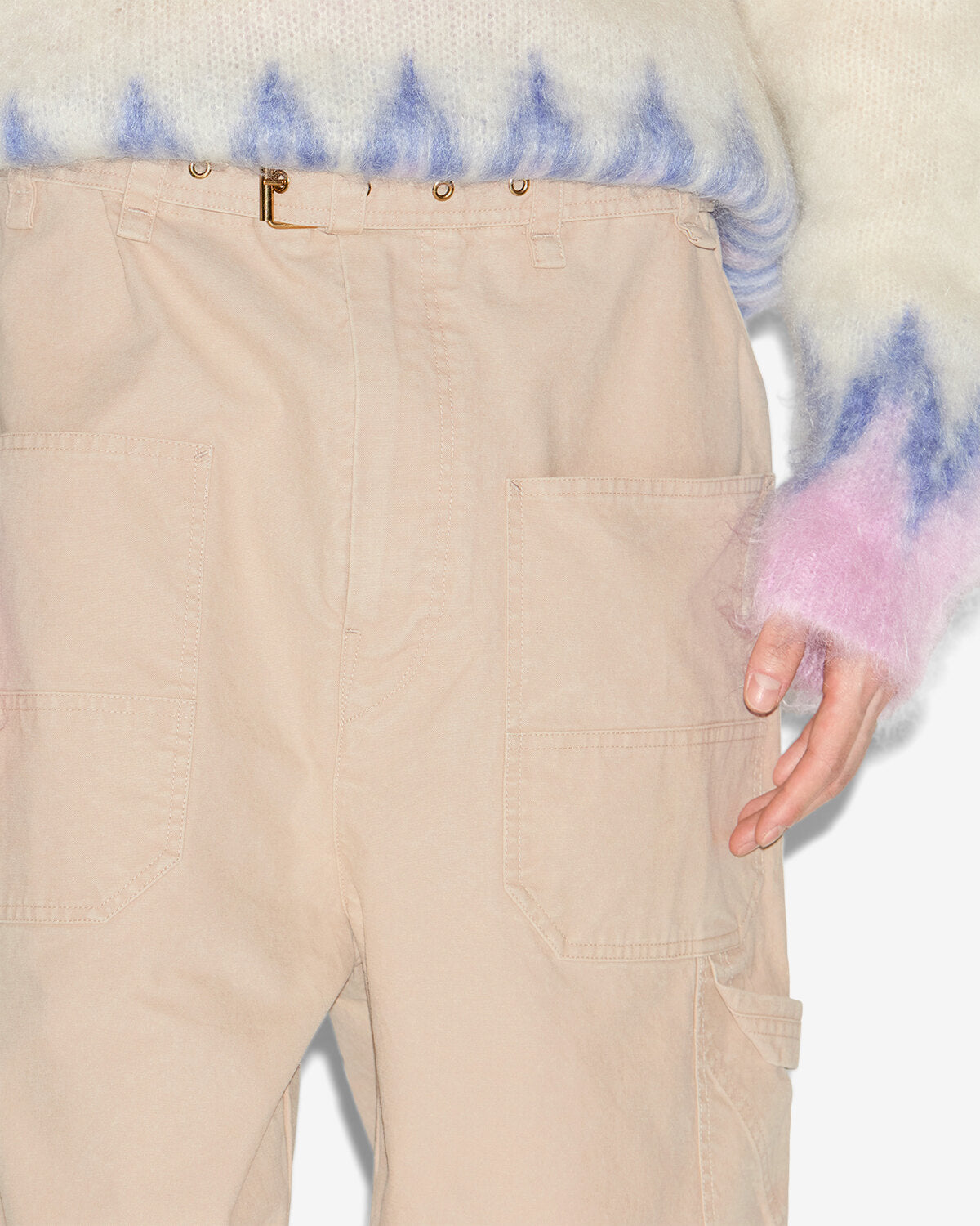Tobias pants Man Ecru 2