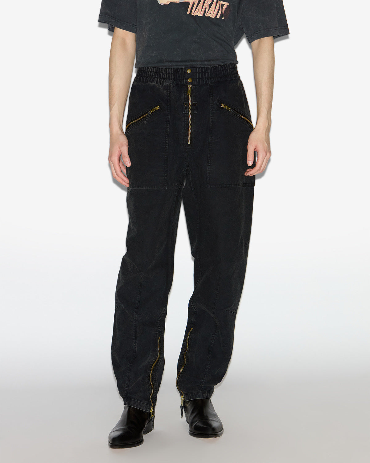 Pantalon tils Man Noir délavé 4