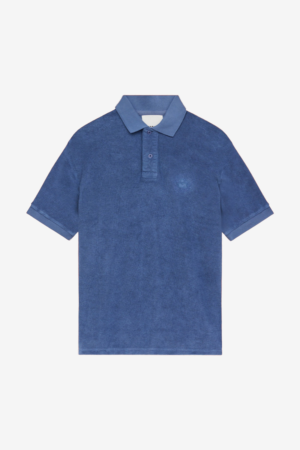 Vafko velvet polo shirt - Blue - Man - 1