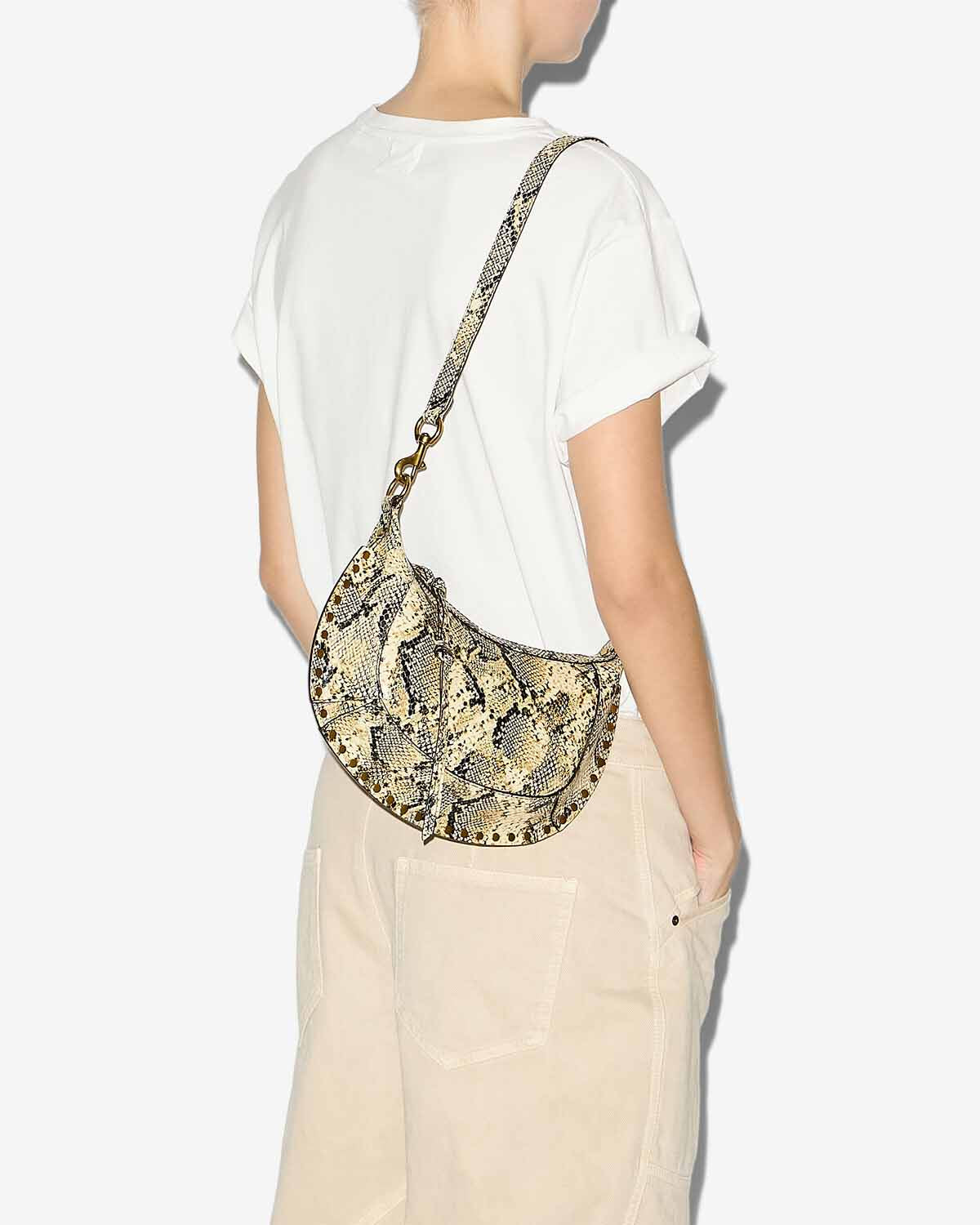 Oskan moon bag Woman Beige 4