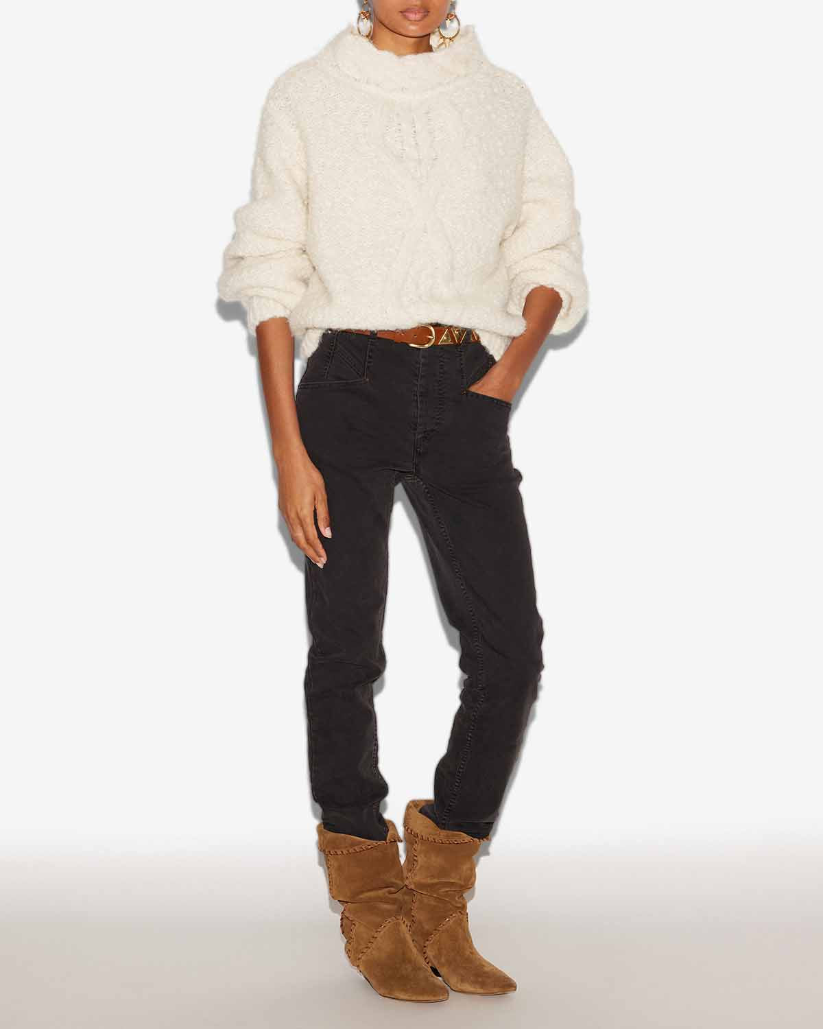Maglione romane Woman Ecru 4
