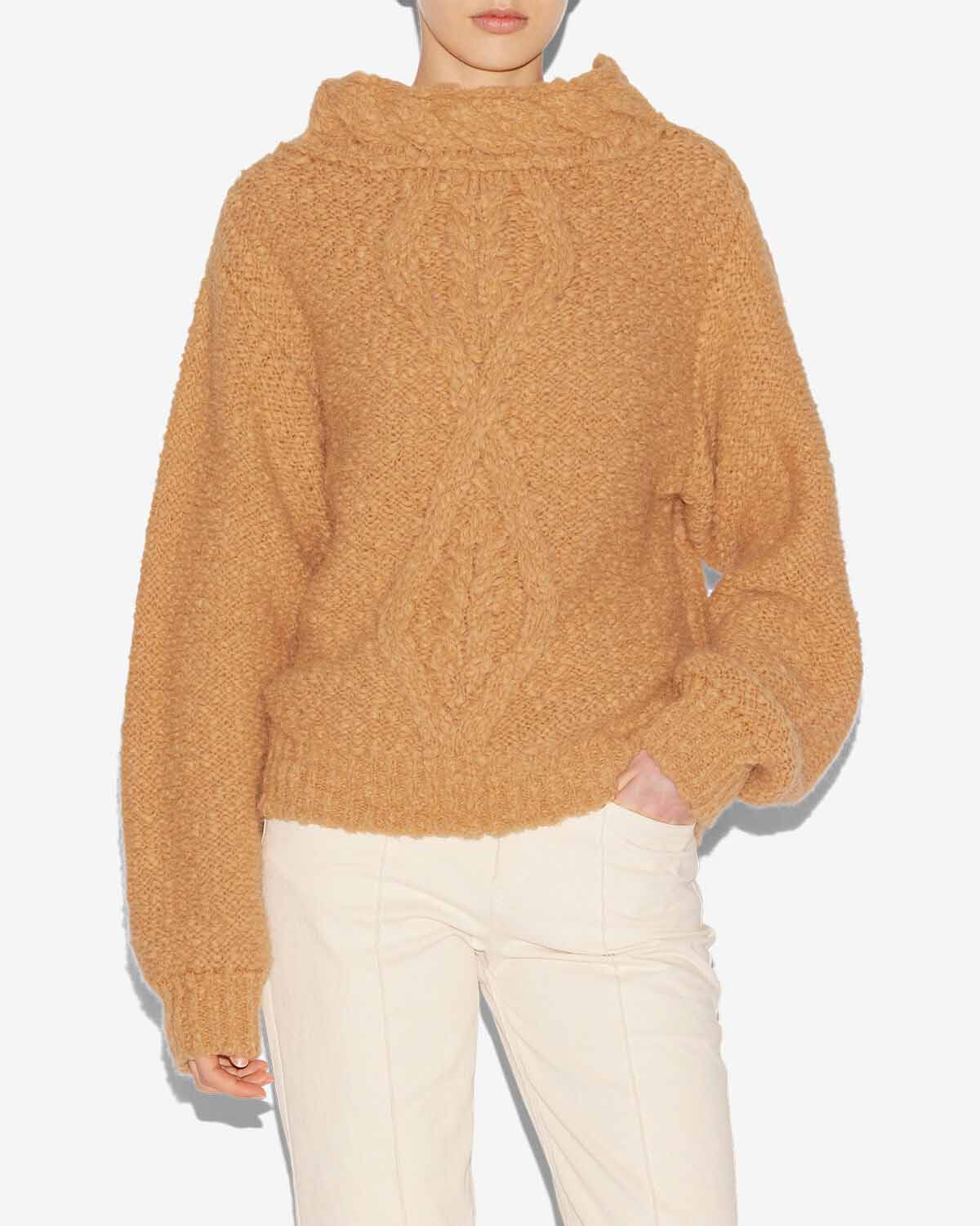 Romane sweater Woman Caramel 5
