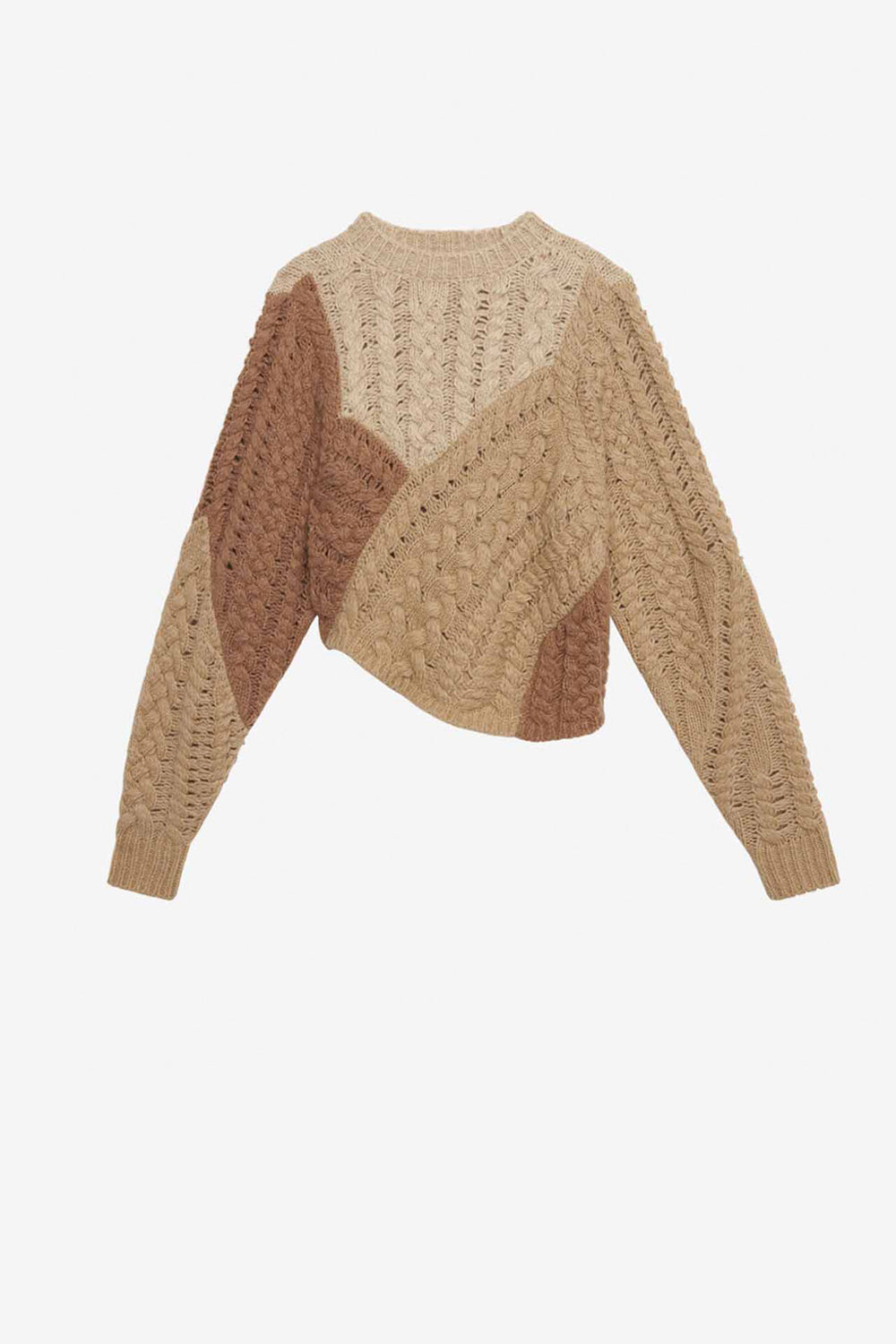 Pullover daryl aus patchwork - Beige - Woman - 1