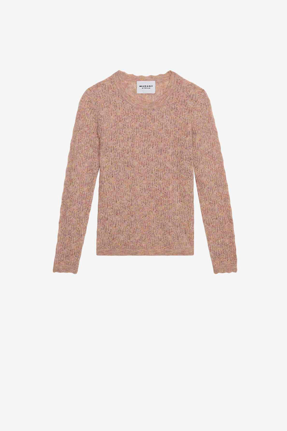 Pullover obeline aus strick in spitzenoptik - Multicolor beige - Woman - 1