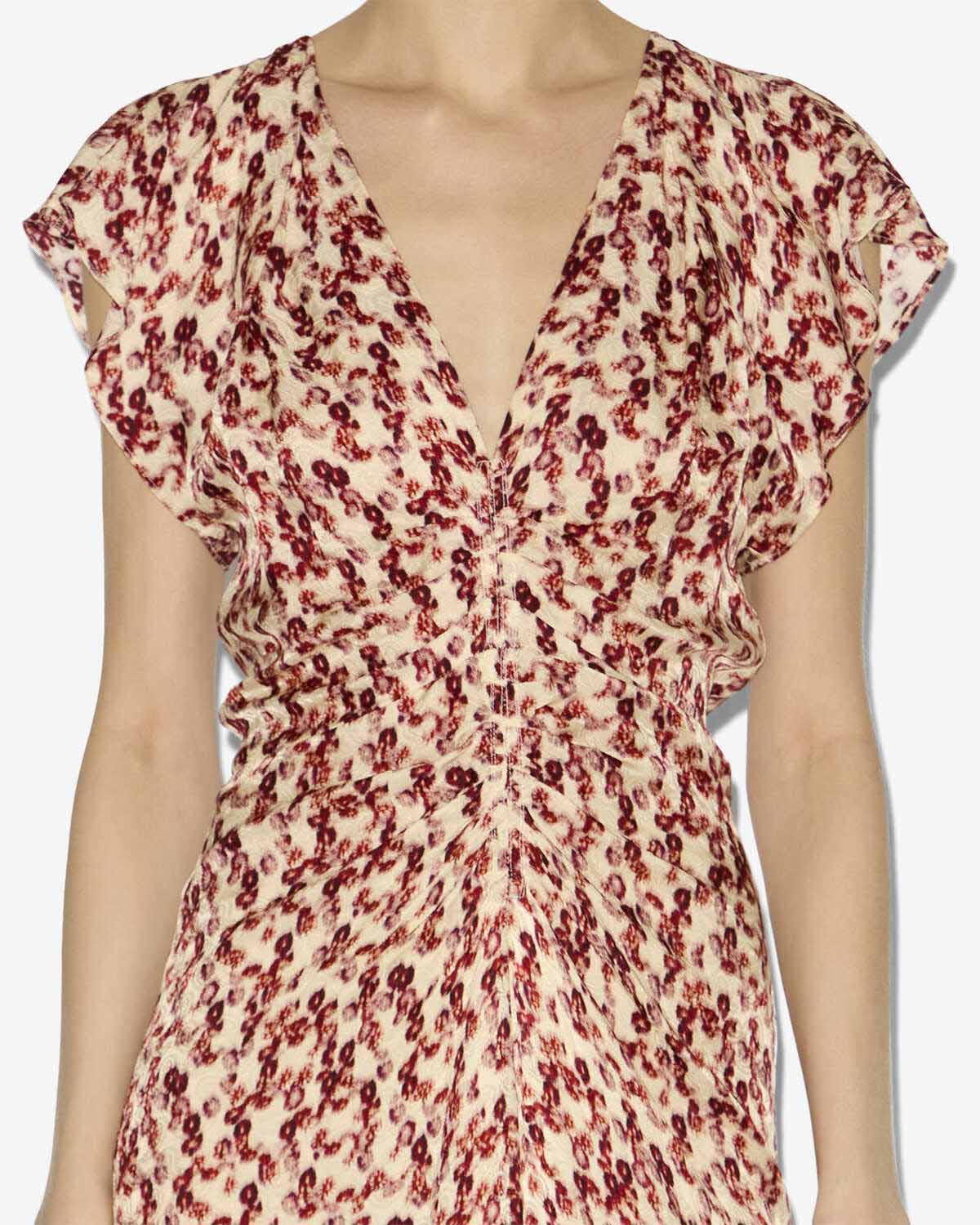 Robe lyndsay Woman Rouge grenat 2