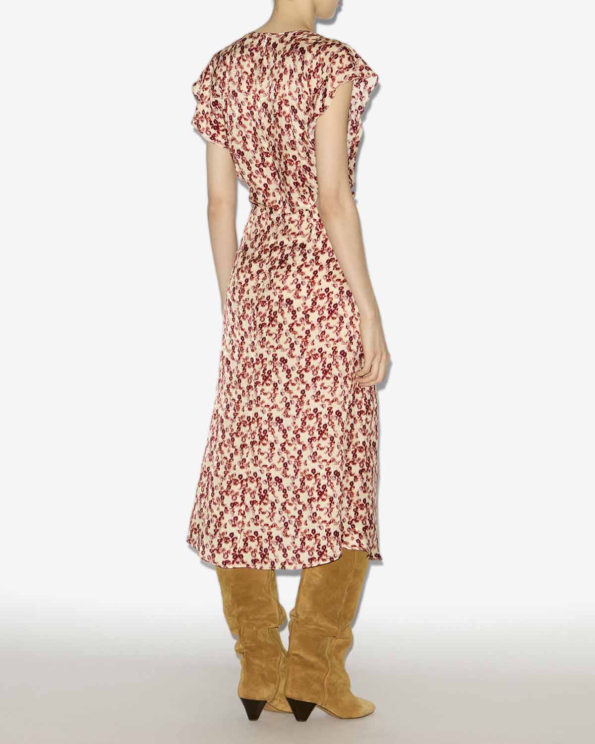 Robe lyndsay Woman Rouge grenat 3