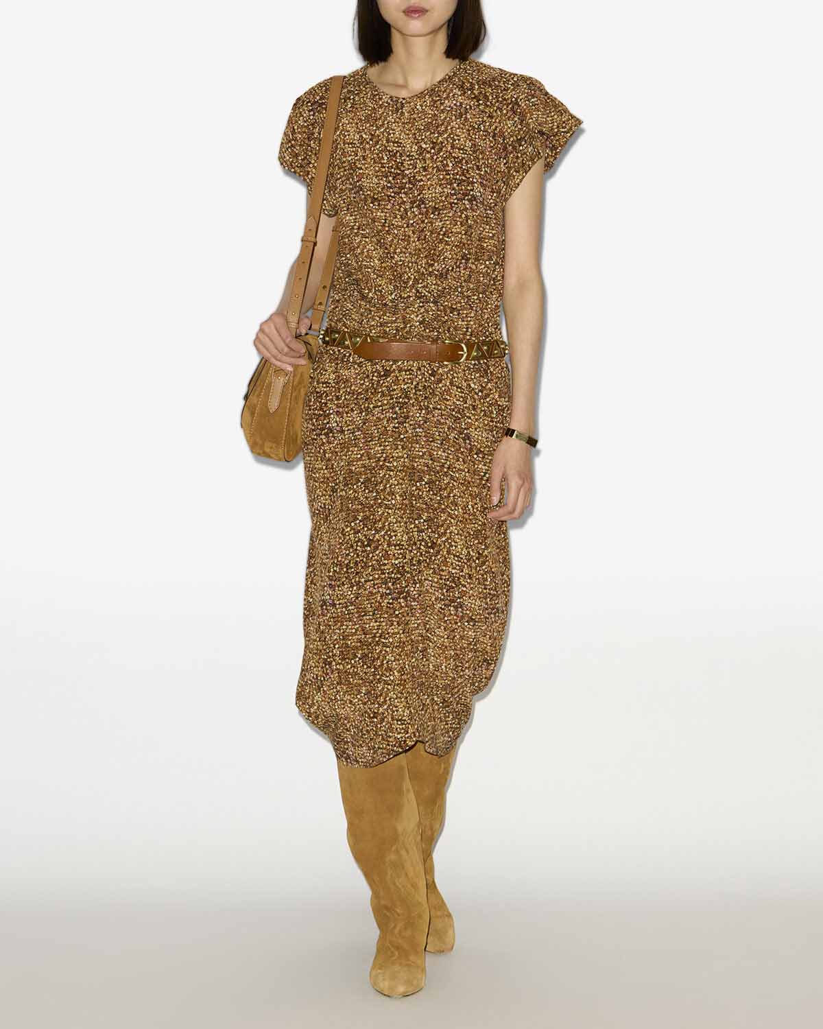 Terena ドレス Woman Ochre 4