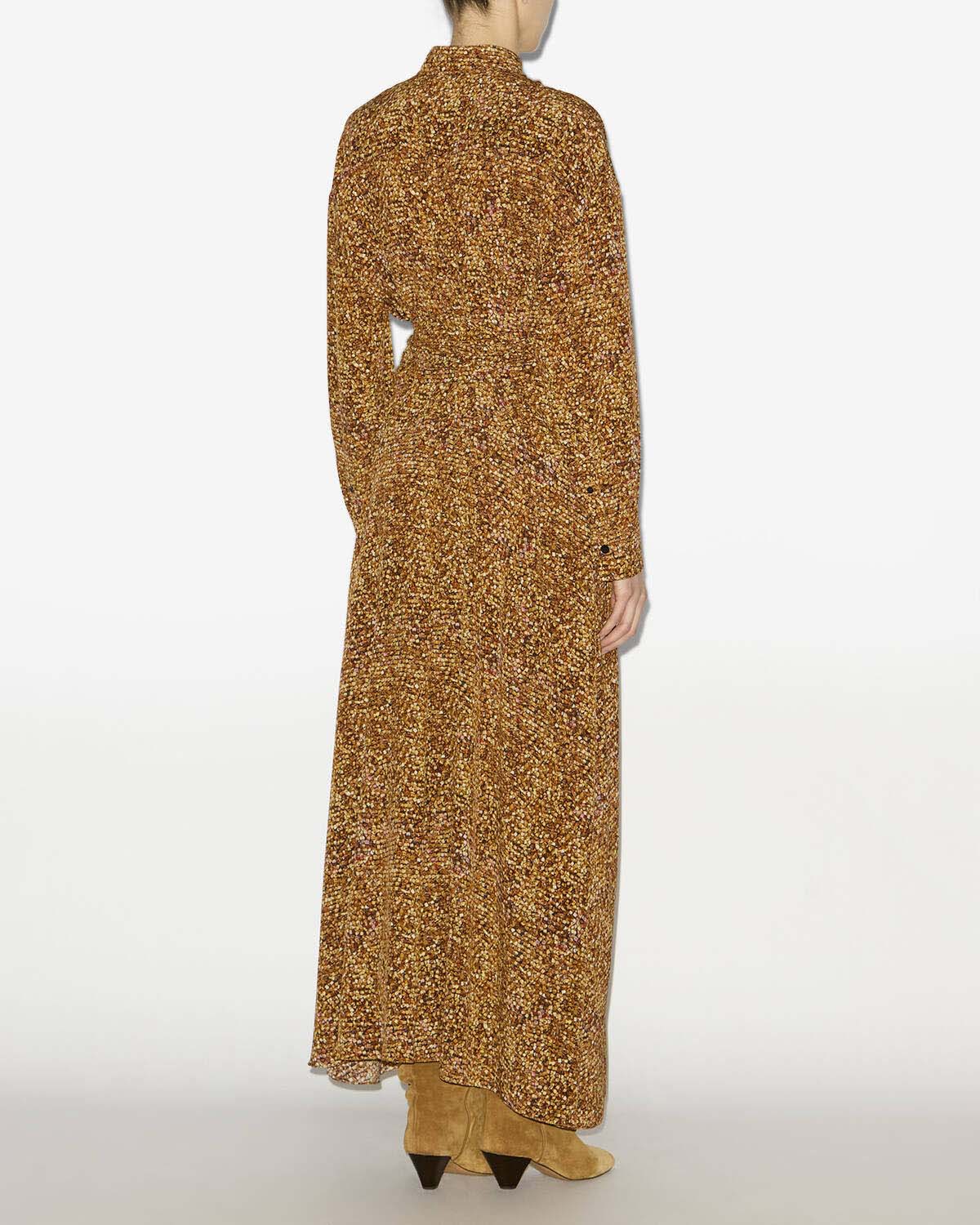 Samantha dress Woman Ochre 3