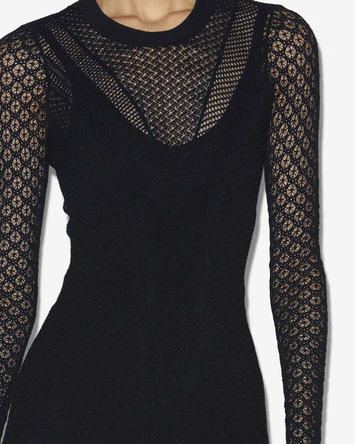 Abito florie Woman Nero 2