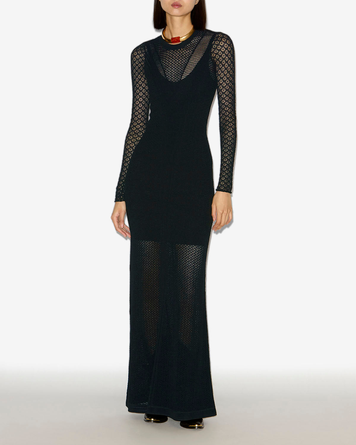 Abito florie Woman Nero 4
