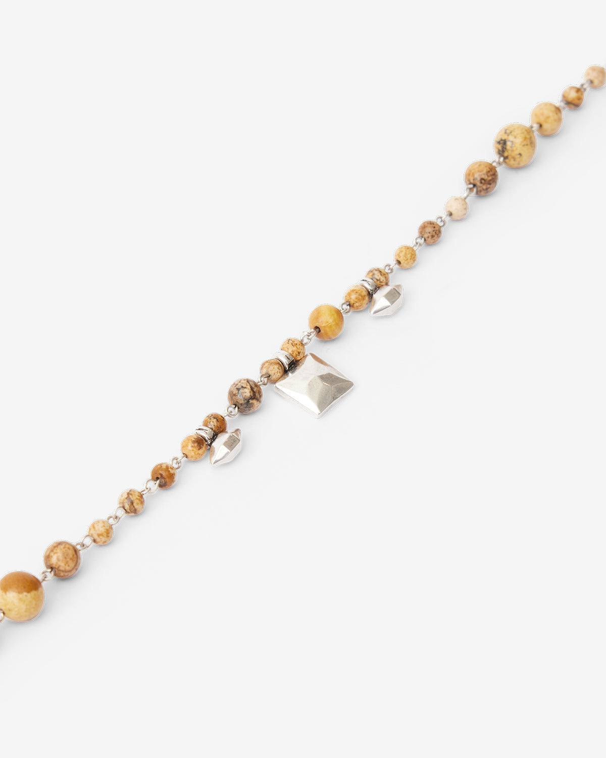 Collana lunga jack Man Natural and silver 2
