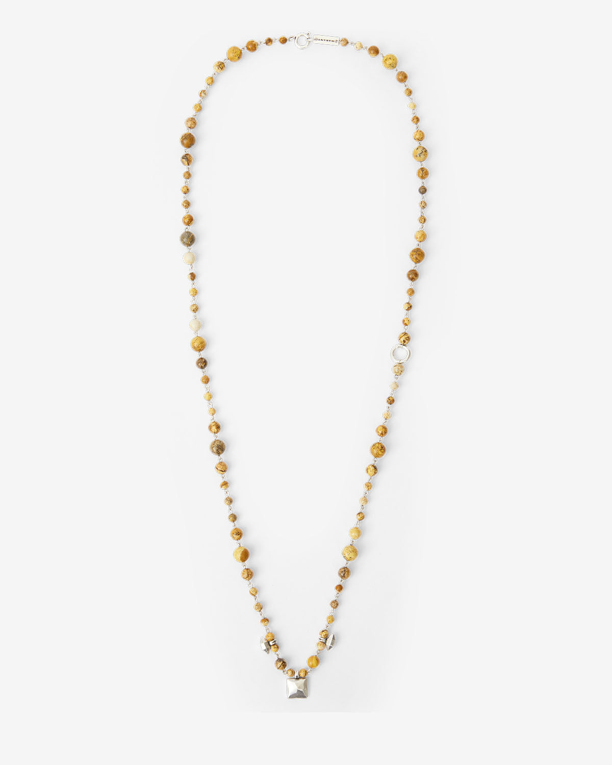 Collana lunga jack Man Natural and silver 1