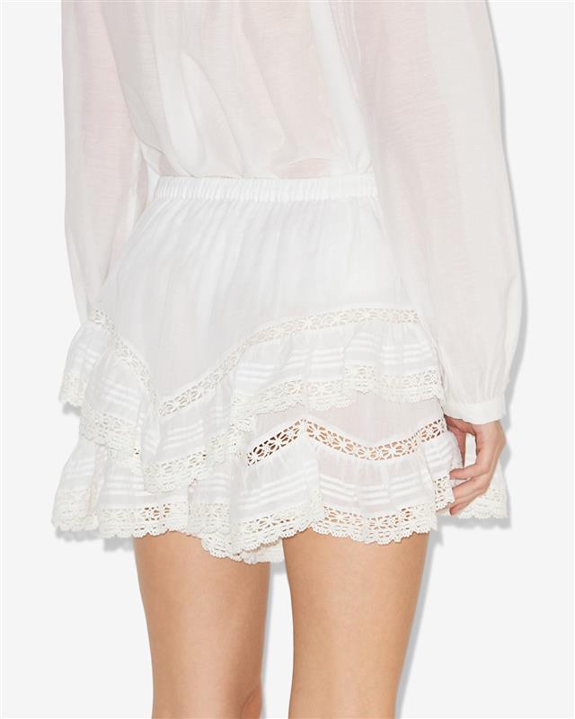 Pantalones cortos geana Woman Blanco 3