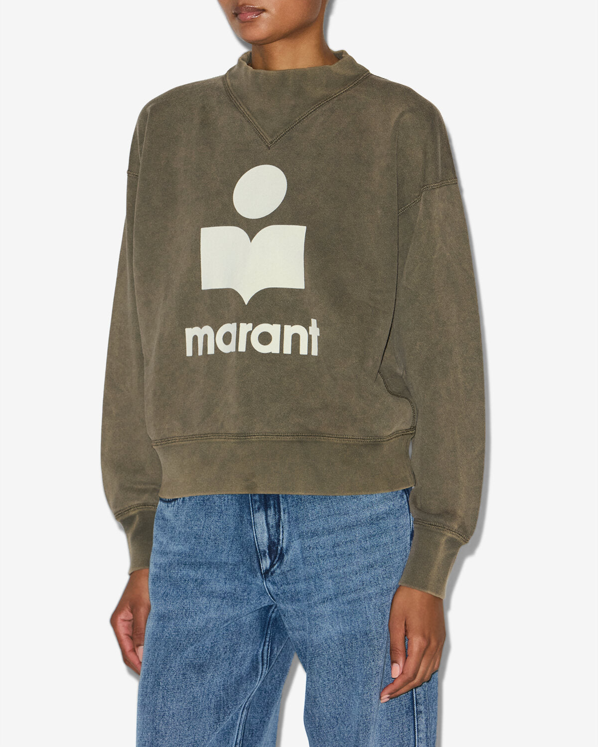 Sweatshirt moby Woman Dark bronze-ecru 5